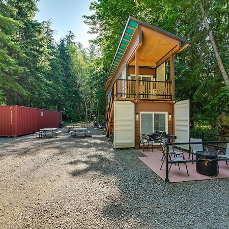 Unique Container Studio With Deck And Fire Pit! Buckley المظهر الخارجي الصورة